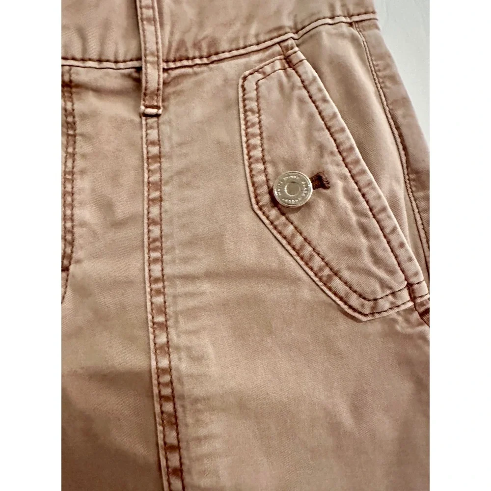 White House Black Market The Pret-A-Jet Tan High Rise Utility Pants Womens 0 - Picture 5 of 5